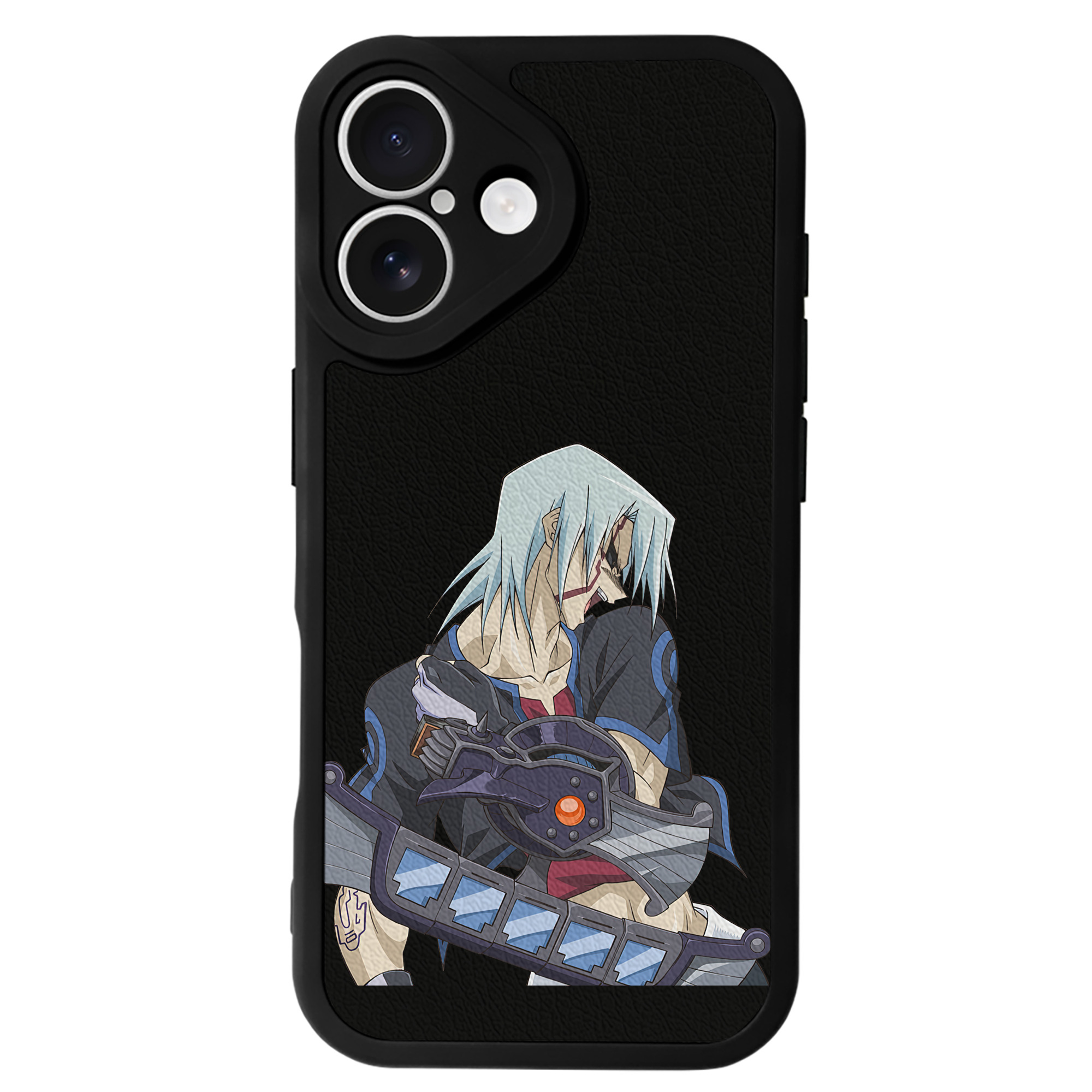 （画像用） 遊☆戯☆王 Yu-Gi-Oh! 【iPhone 16シリーズ対応】シリコンスマホケース（レザー調） 材質：シリコン